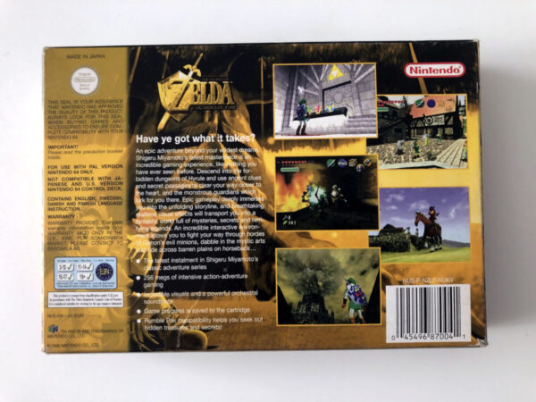 The Legend of Zelda Ocarina of Time (N64 i original emballage) #210 - Image 8