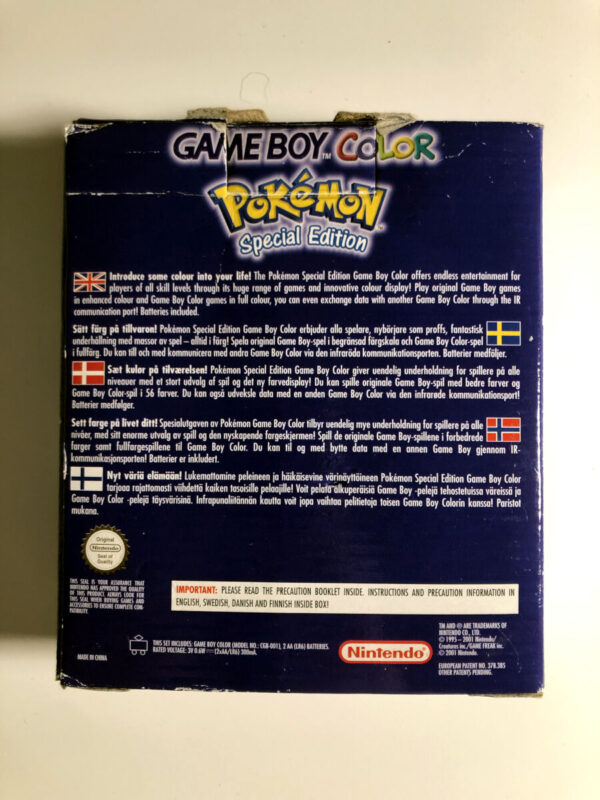Gameboy Color: Pokemon Special Edition i original emballage (GB Color) - Image 13