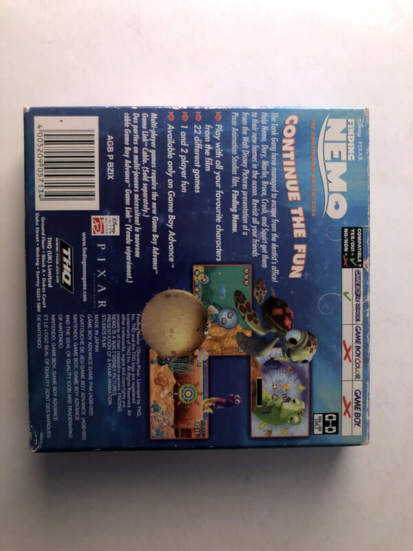Finding Nemo The Continuing Adventure(GB Advance: Spil i original emballage) #175 - Image 8