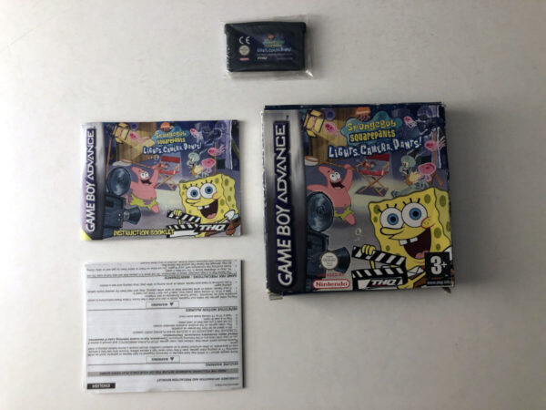 Spongebob Squarepants, Lights, Camra, Pants. (GB Advance: Spil i original emballage) #170