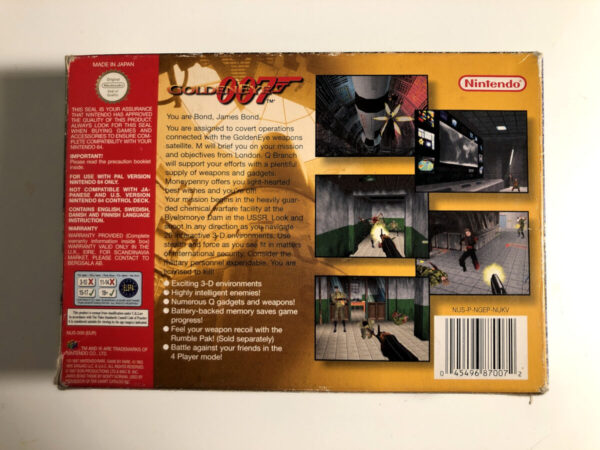 Goldeneye 007 (N64 i original emballage) #242 - Image 9