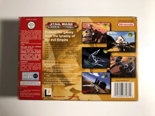Star Wars Rogue Squadron (N64 i original emballage) #243 - Image 8