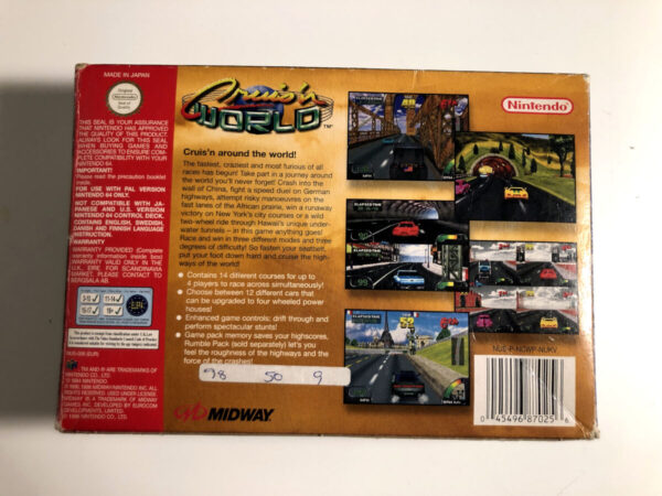 Cruis'n World (N64 i original emballage) #248 - Image 8