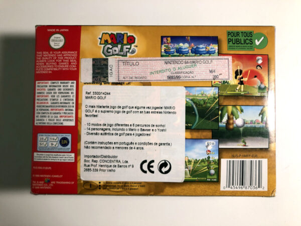 Mario Golf (N64 i original emballage) #244 - Image 8