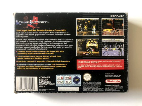 Killer Instinct (SNES i original emballage) #170 - Image 12