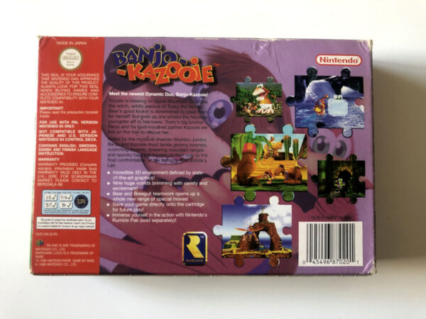 Banjo Kazooie (N64 i original emballage) #203 - Image 8