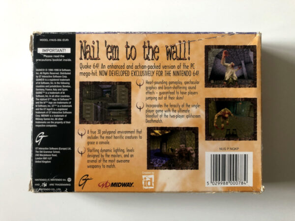 Quake (N64 i original emballage) #204 - Image 12
