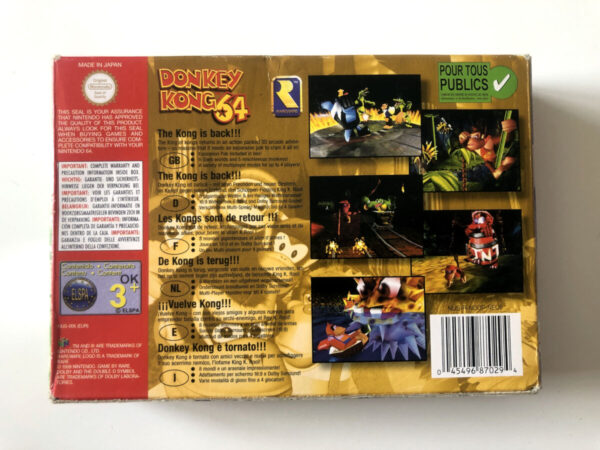 Donkey Kong 64 (uden Expansion pak)(N64 i original emballage) #205 - Image 8