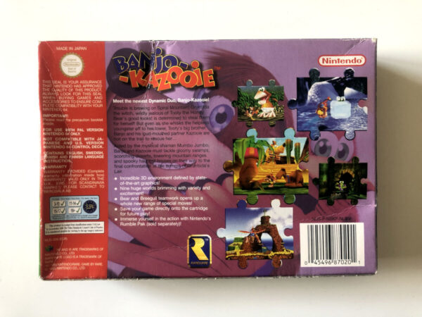 Banjo Kazooie (N64 i original emballage) #207 - Image 7
