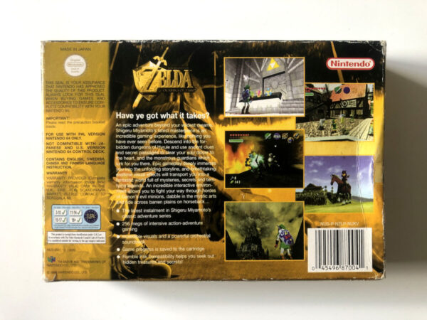 The Legend of Zelda Ocarina of Time (N64 i original emballage) #208 - Image 9