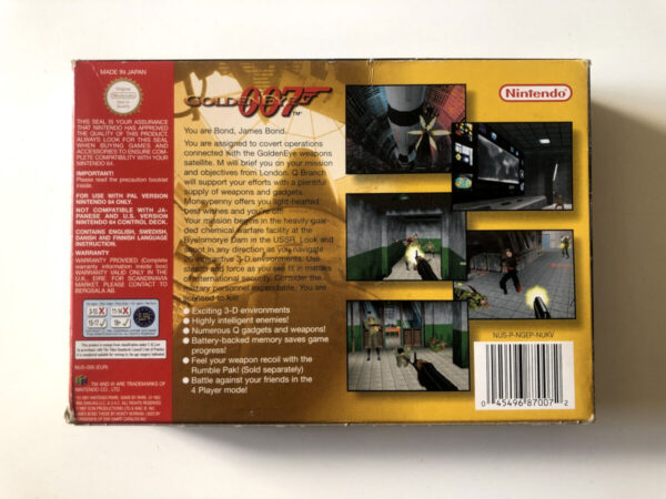 Goldeneye 007 (N64 i original emballage) #206 - Image 8