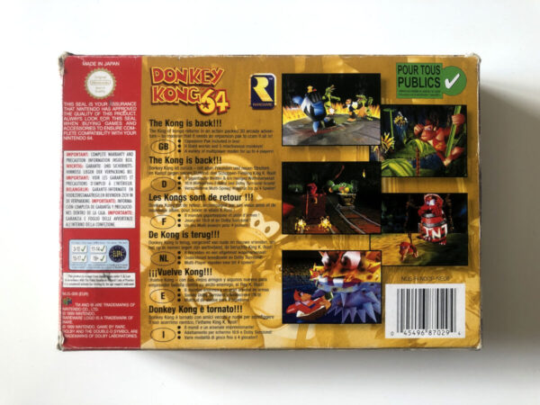 Donkey Kong 64 (uden Expansion pak)(N64 i original emballage) #209 - Image 10