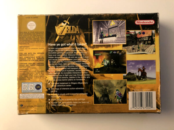 The Legend of Zelda Ocarina of Time (N64 i original emballage) #211 - Image 8