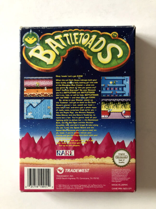 Battletoads (NES i original emballage) #77 - Image 2