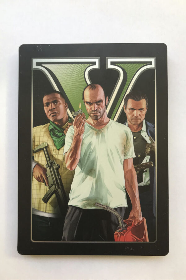 GTA V i steelbook(360)
