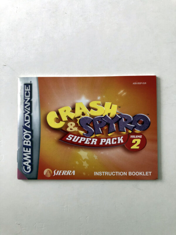 Crash & Spyro Super Pack Volume 2 (GB Advance Manual) #82