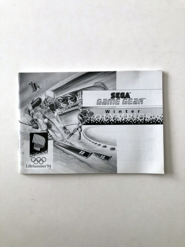 Winter Olympics (Sega Game Gear-manual) #23
