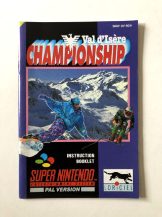 Val De'sere Championship (SNES Manual) #107