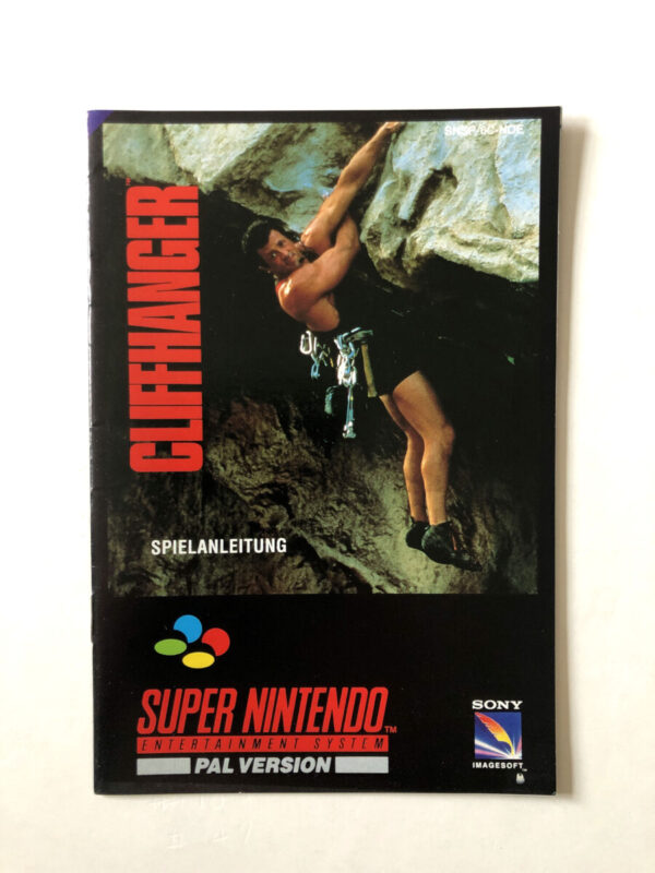 Cliffhanger, Tysk (SNES Manual) #109