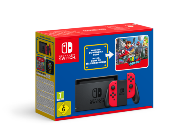 Super Mario Odyssey Nintendo Switch 2019 bundle(Switch ny)