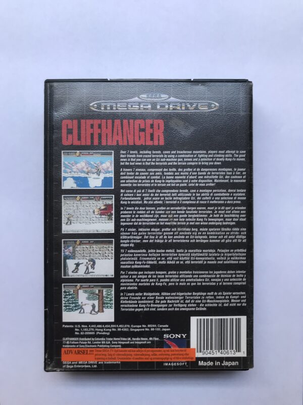 Cliffhanger(Sega Mega) - Image 3