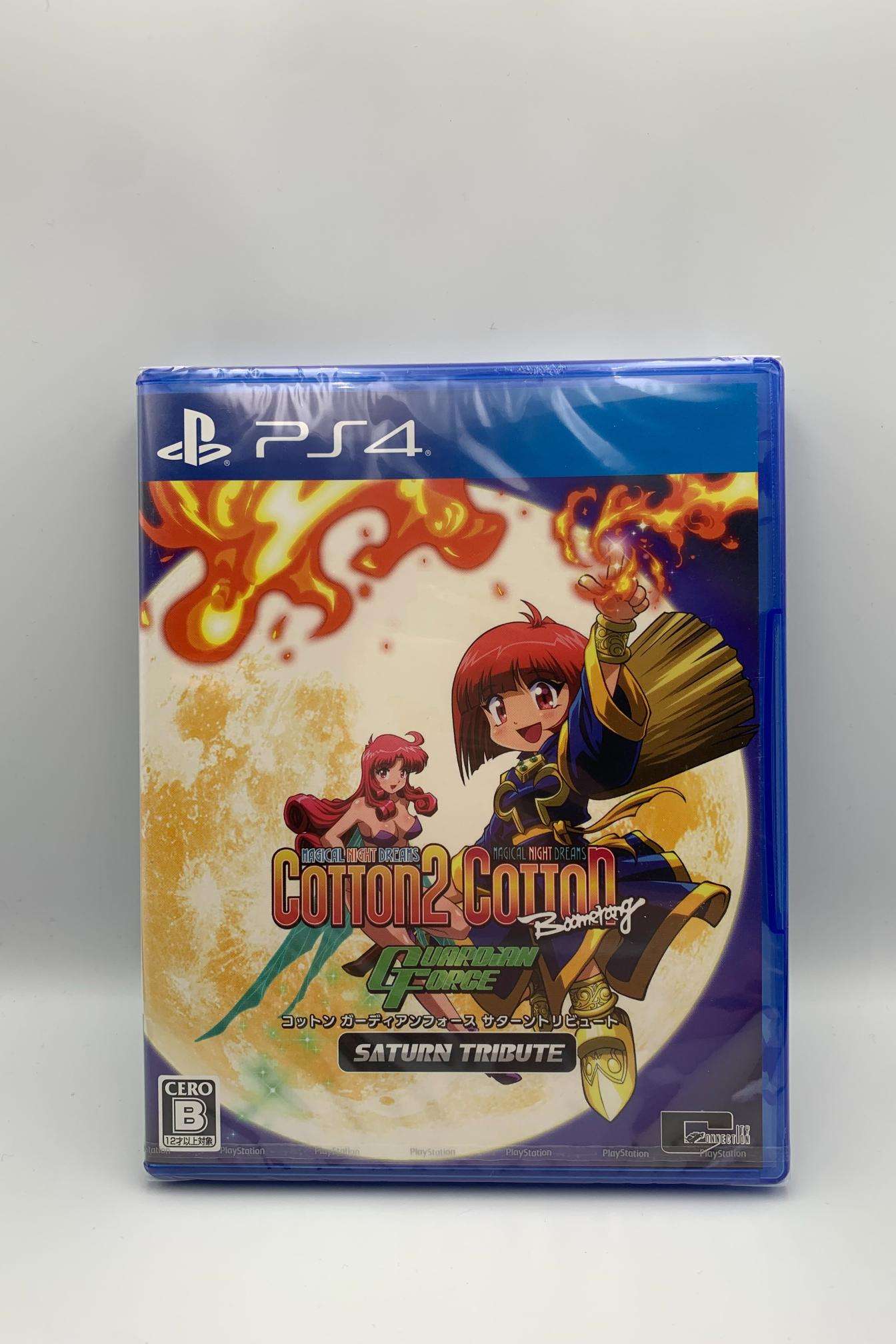 Jeu Cotton Guardian Force Saturn Tribute - PS4 - Neuf Sous Blister Avec Carte Postale - Collector