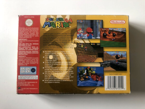 Super Mario 64 (N64 i original emballage) #224 - Image 8