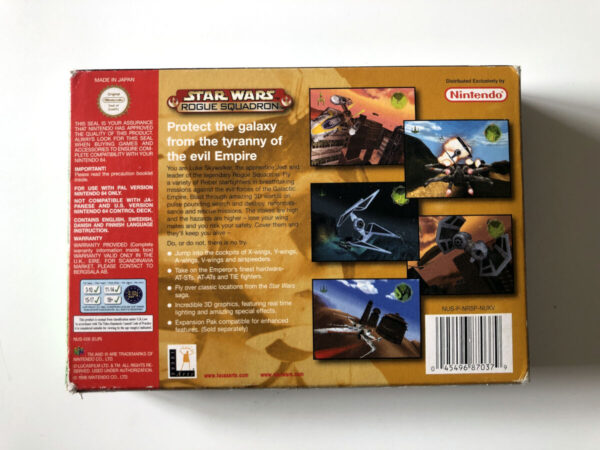 Star Wars Rogue Squadron (N64 i original emballage) #226 - Image 10