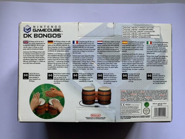 Donkey Konga-trommer + Donkey Konga i original emballage(Gamecube: Spil) - Image 7