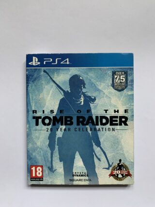 Rise of the Tomb Raider: 20 Year Celebration i papsleeve og artbook(PS4 brugt)