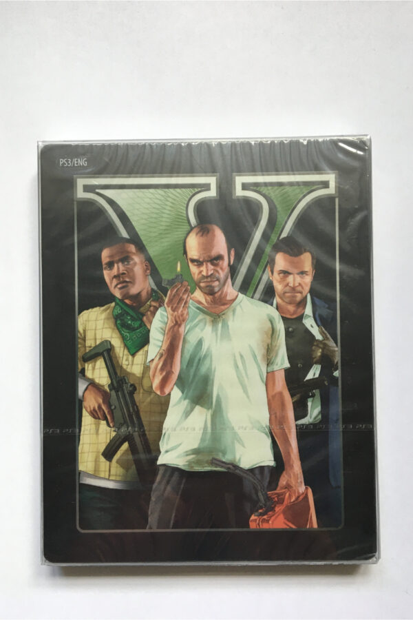 Grand Theft Auto V i steelbook(sealed)(PS3)