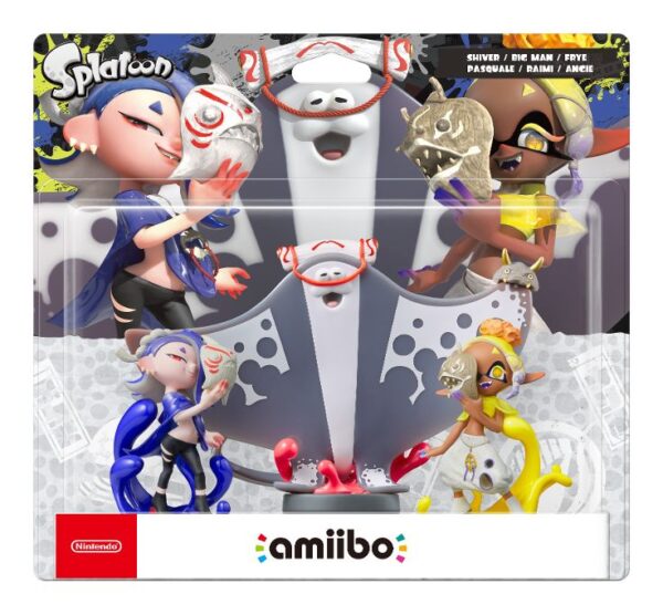 Splatoon: Shiver, Frye and Big Man(i original Emballage) (Amiibo)