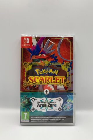Pokemon Scarlet + The Hidden Treasure of Area Zero(Switch: Nyt)(expansion er download code)