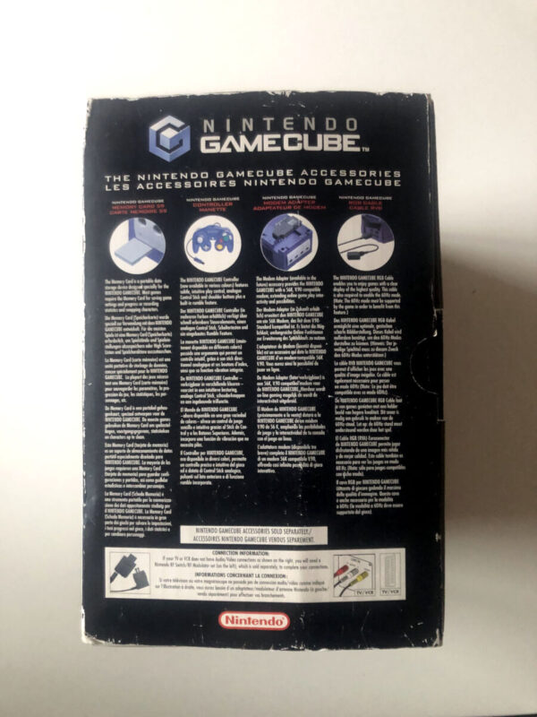 Gamecube: sort - komplet i original emballage. Kommer i box protector(Gamecube) - Image 7