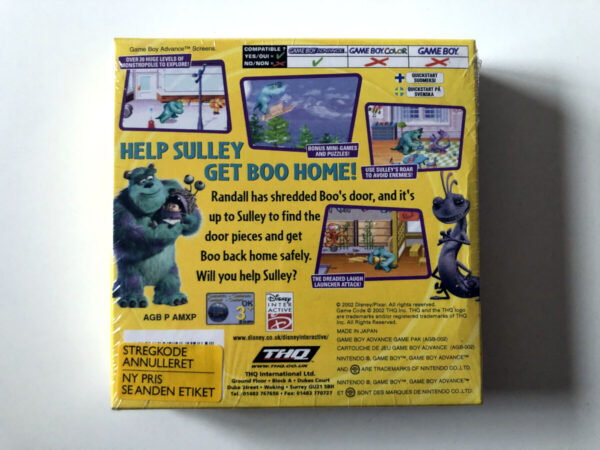 Monsters Inc(Re-sealed)(GB Advance: Spil i original emballage) #248 - Image 6