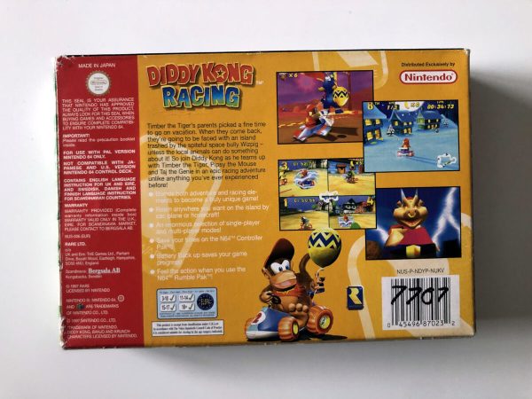 Diddy Kong Racing (N64 i original emballage) #254 - Image 8