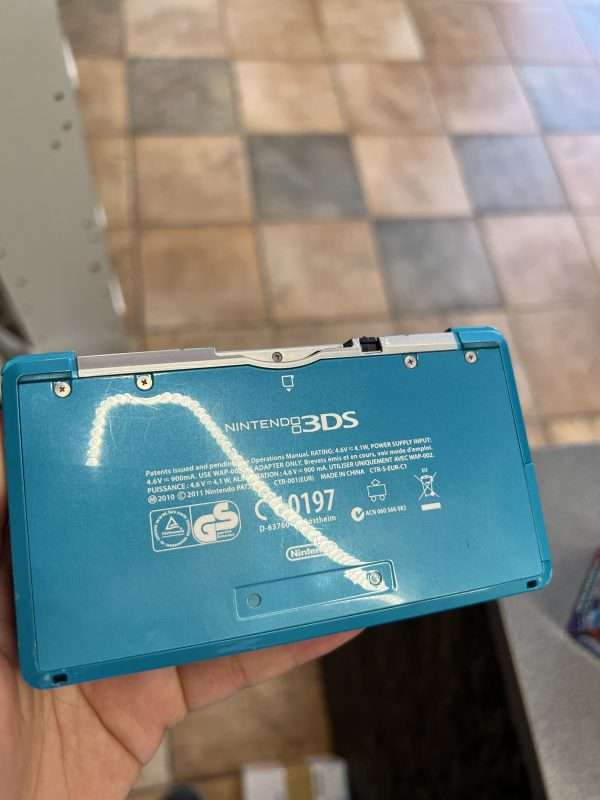 3DS Aqua Blue inkl oplader #1 - Image 4