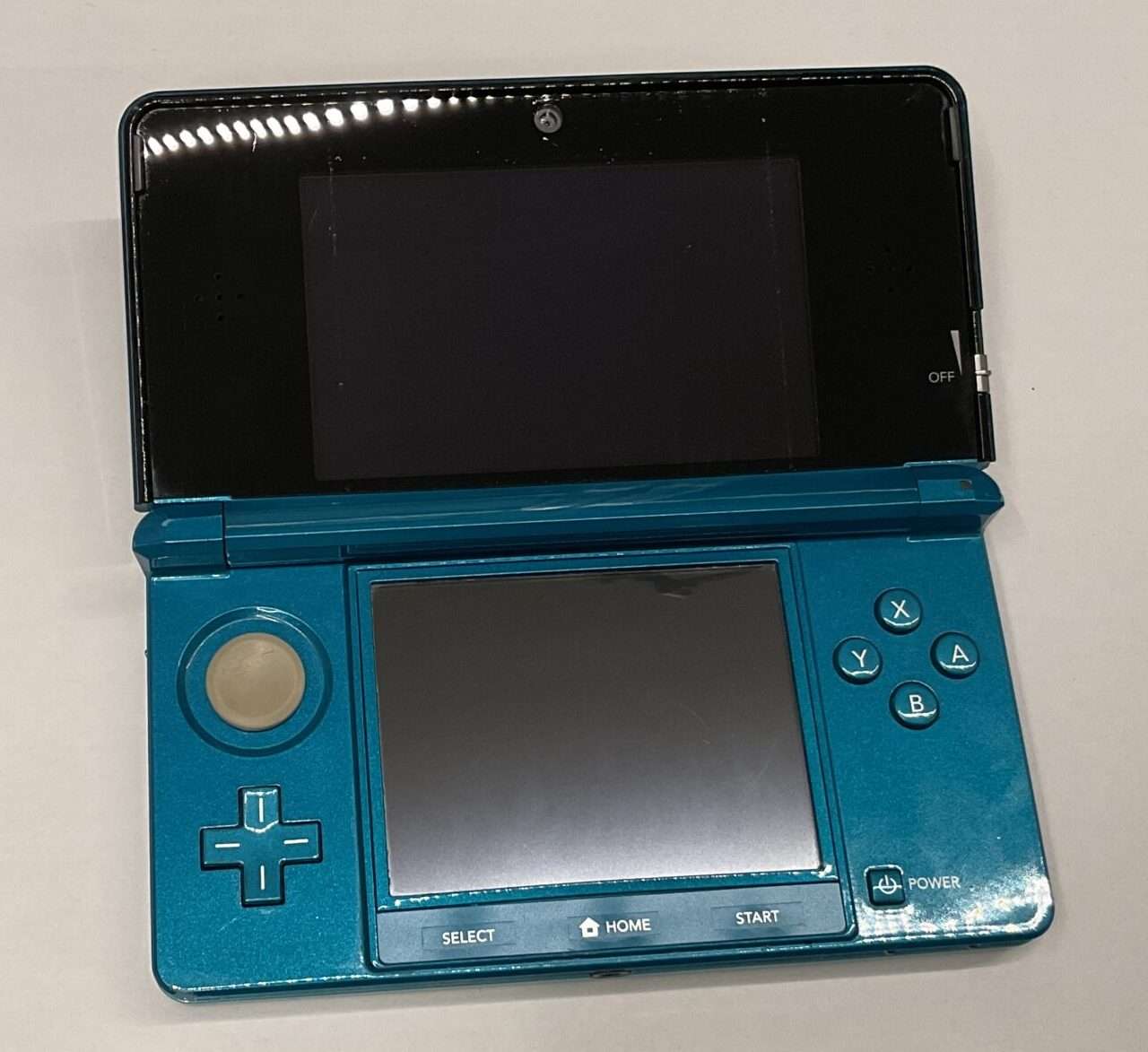 3DS Aqua Blue inkl oplader #2 - Billede 4