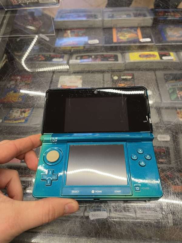 3DS Aqua Blue inkl oplader #1 - se billeder - Billede 3