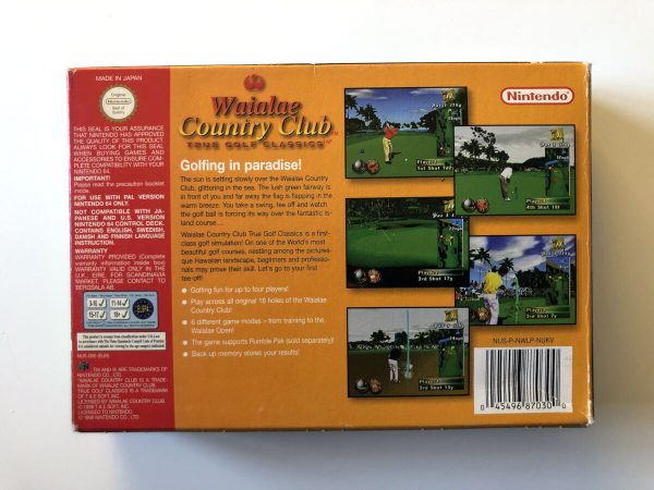 Waialae Country Club True Golf Classics (N64 i original emballage) #267 - Image 8