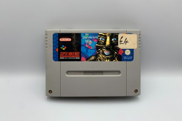 The Lawnmower Man(SNES: Løse spil) - grim label