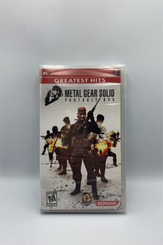 Metal Gear Solid: Portable Ops(Greatest Hits)(US cover)(PSP)