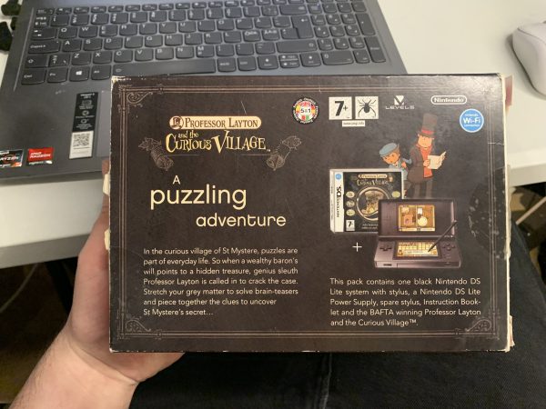 DS Lite: i original emballage, Professor Layton and the Curious Village edition(se billeder) - Image 13