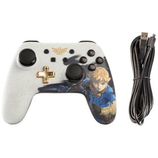 PowerA Wired Controller -Legend of Zelda: Link edition(Switch brugt)