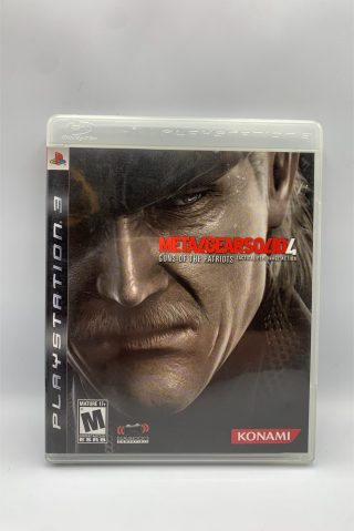 Metal Gear Solid 4: Guns of the Patriots(US cover)(PS3)