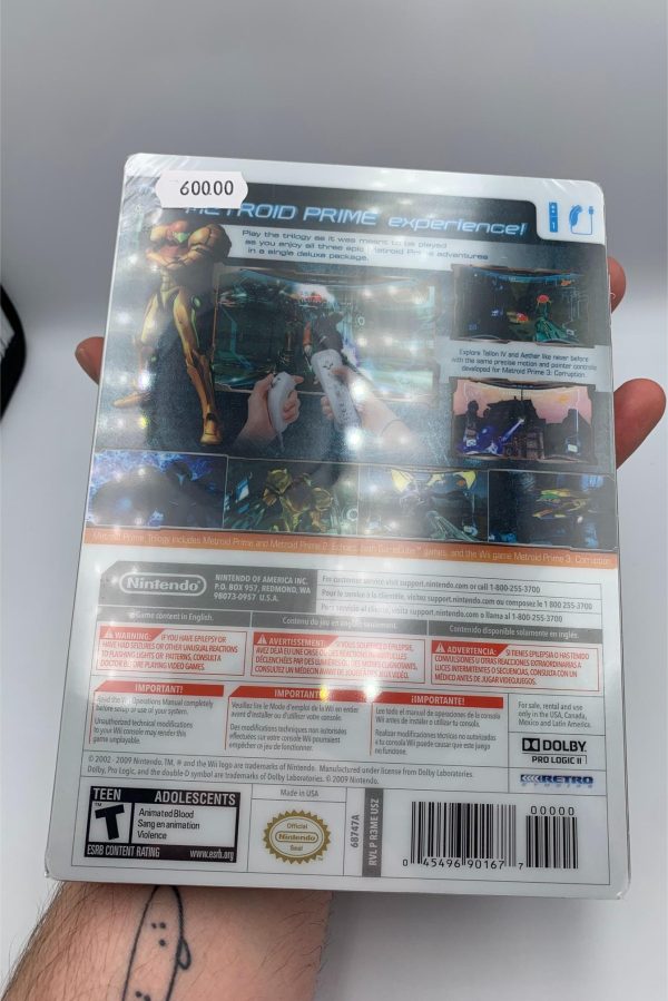 Metroid Prime Trilogy(Sealed)(US Wii) - Image 2
