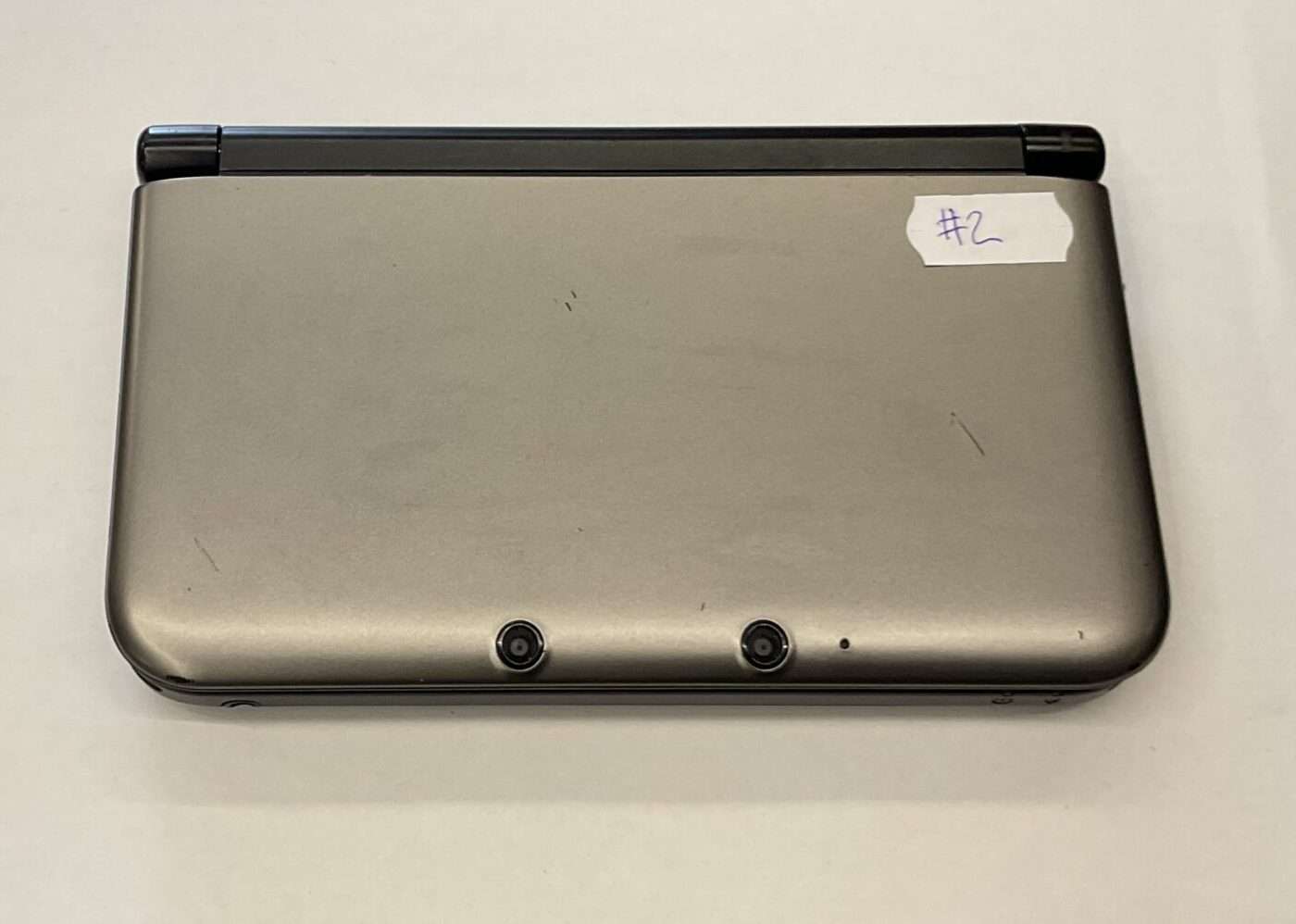 3DS XL: Metallic Grey inkl. oplader #2 - Billede 2