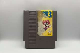 Super Mario Bros. 3(NES: Løse spil) - Grim label