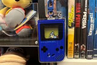 Nøglering Key Ring - Gameboy Classic Pokémon starter(blå)