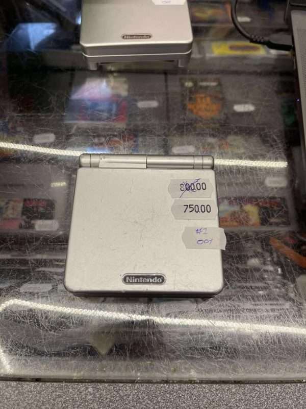 Gameboy Advance SP 001(silver) inkl. oplader #2 - Billede 4